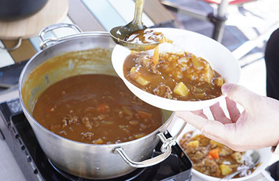 カレー作り体験
